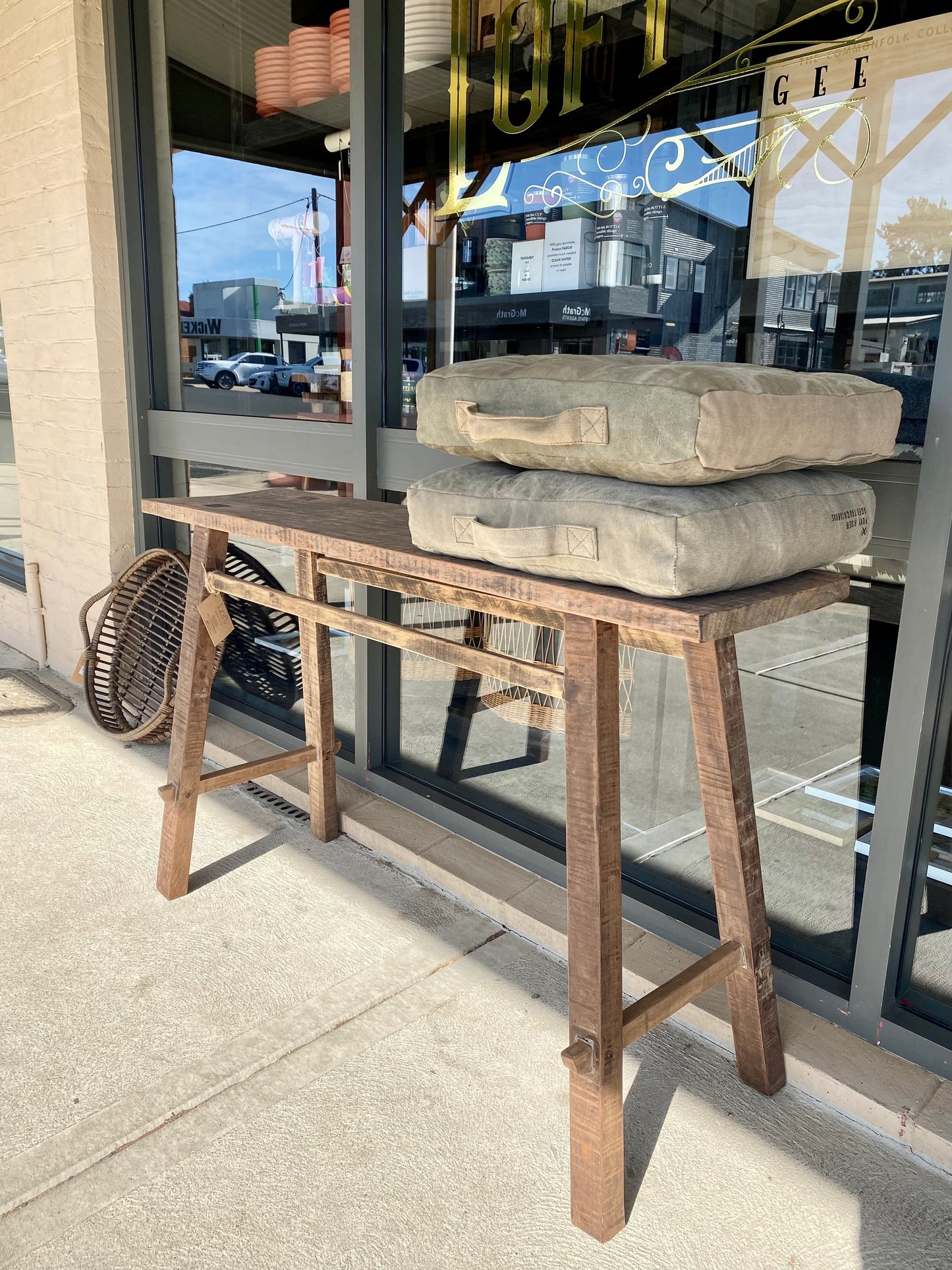 Recycled Teak Console